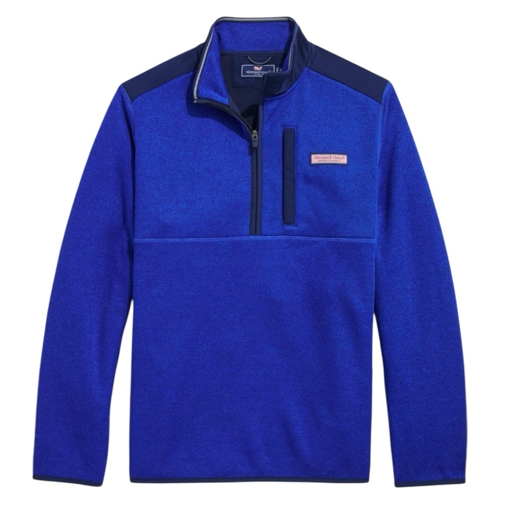 Vineyard Vines Men's Mountain Sweater Fleece Quarter-Zip